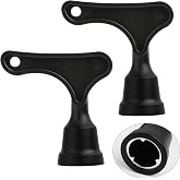 M5 Soccer Cleat Stud Wrench, Rugby Boot Stud Key and Track Spike Tool | 2 Pack Steel replacement wrench for removable screw-in studs, portable shoe spike adjustment tool