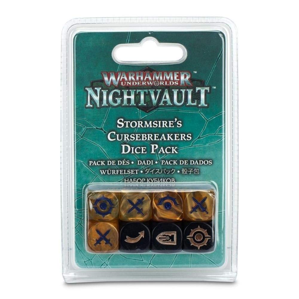 Games Workshop - Warhammer Underworlds: Nightvault Stormsire's Cursebreakers Dice Set