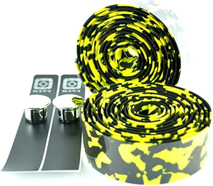 black and yellow bar tape