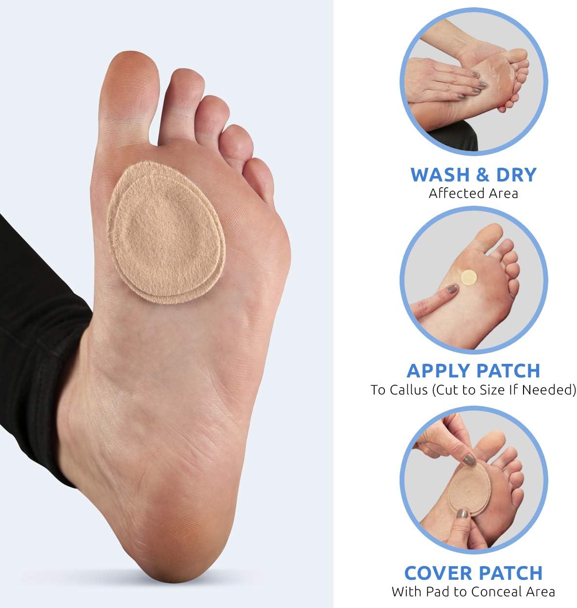 Comfort Zone Extra Thick Callus Remover, Effectively Removes Calluses and Protects Against Friction, 3 Pack: Health & Personal Care