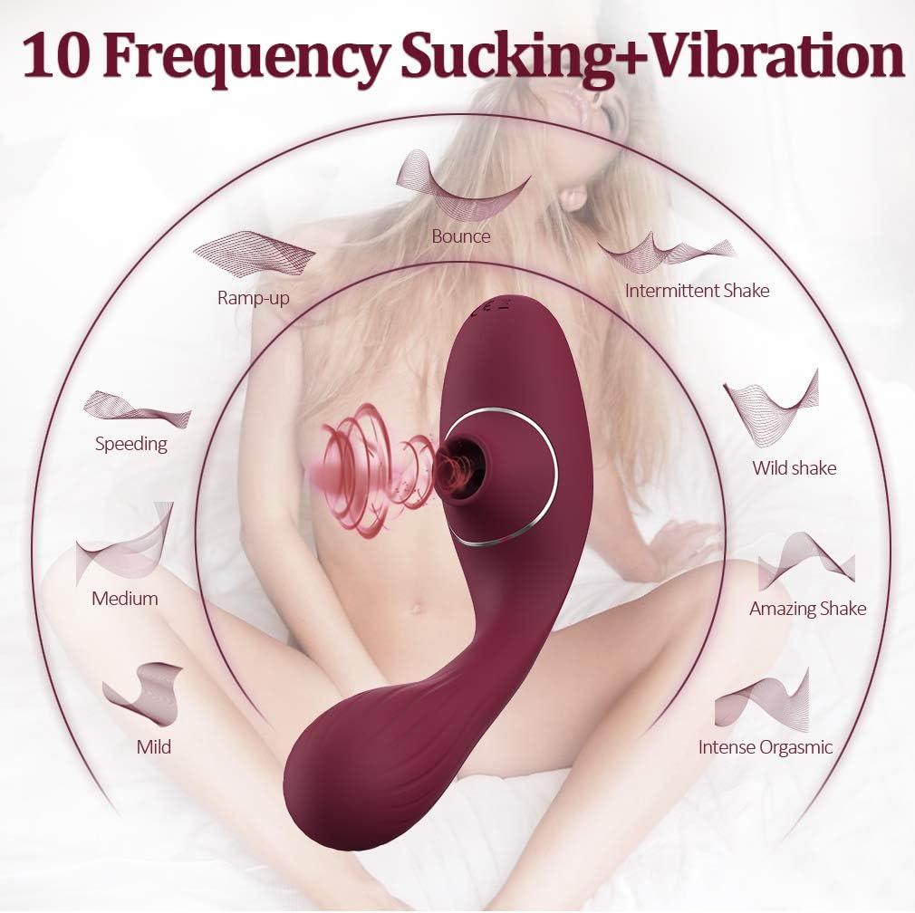 Powerful Clitorial stimulating with 10 Suction Modes + 10 Vibration Pattern stimulating Toy for Female,G Spots masseger for Women Suction USB Rechargeable Waterproof