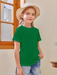 Girls Short Sleeve T Shirts Kids Summer Tops