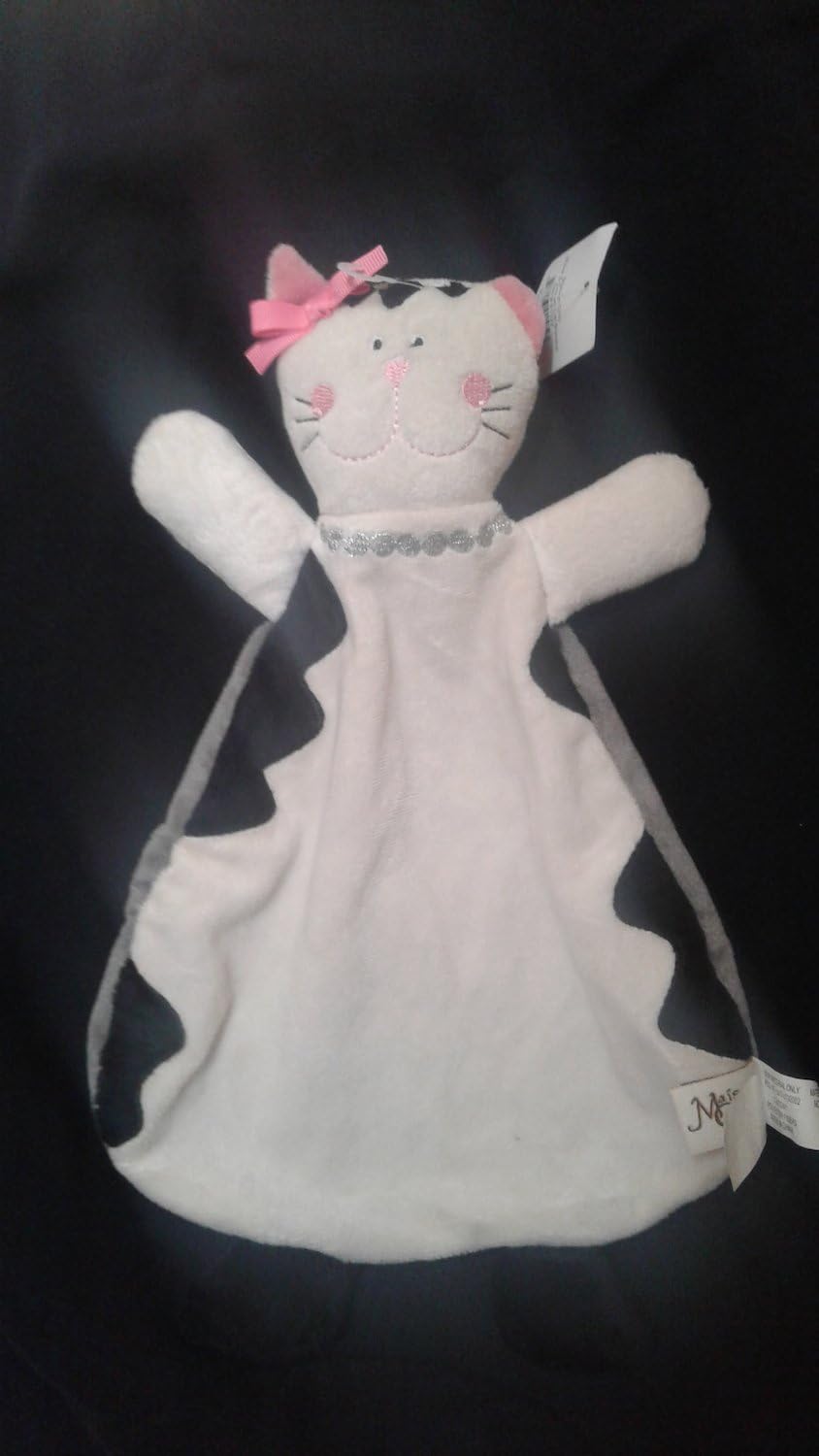 Maison chic black and cream cat blankie