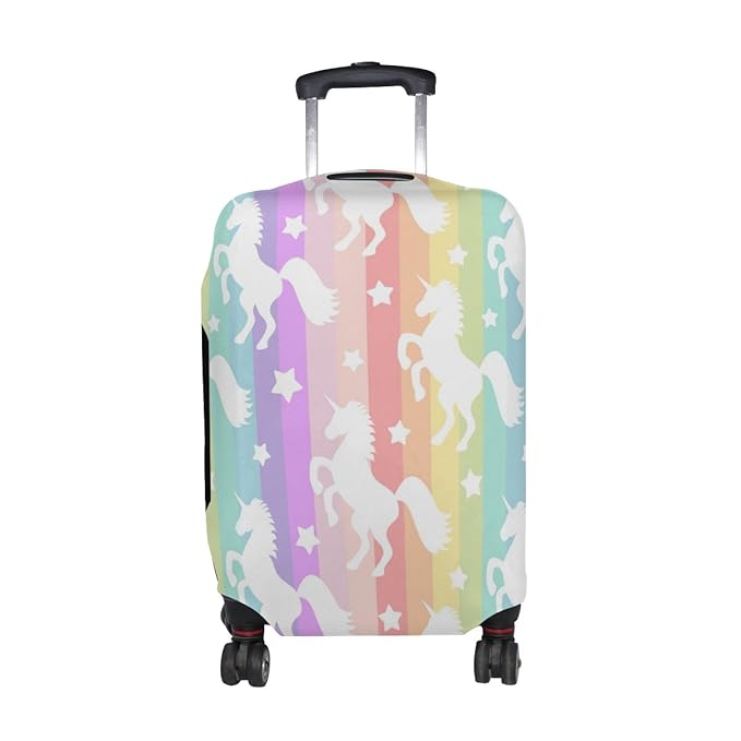 kids rainbow suitcase