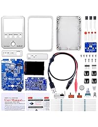 Kuman Jye Tech DSO Shell sonda de osciloscopio, kit "hazlo tu mismo" con fuente abierta, 2.4 pulgadas, sonda 15001 k (smd pre soldado)