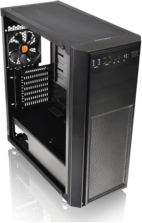 Thermaltake Versa Tower - Chasis para Ordenador Negro H24/26 ATX: Amazon.es: Informática