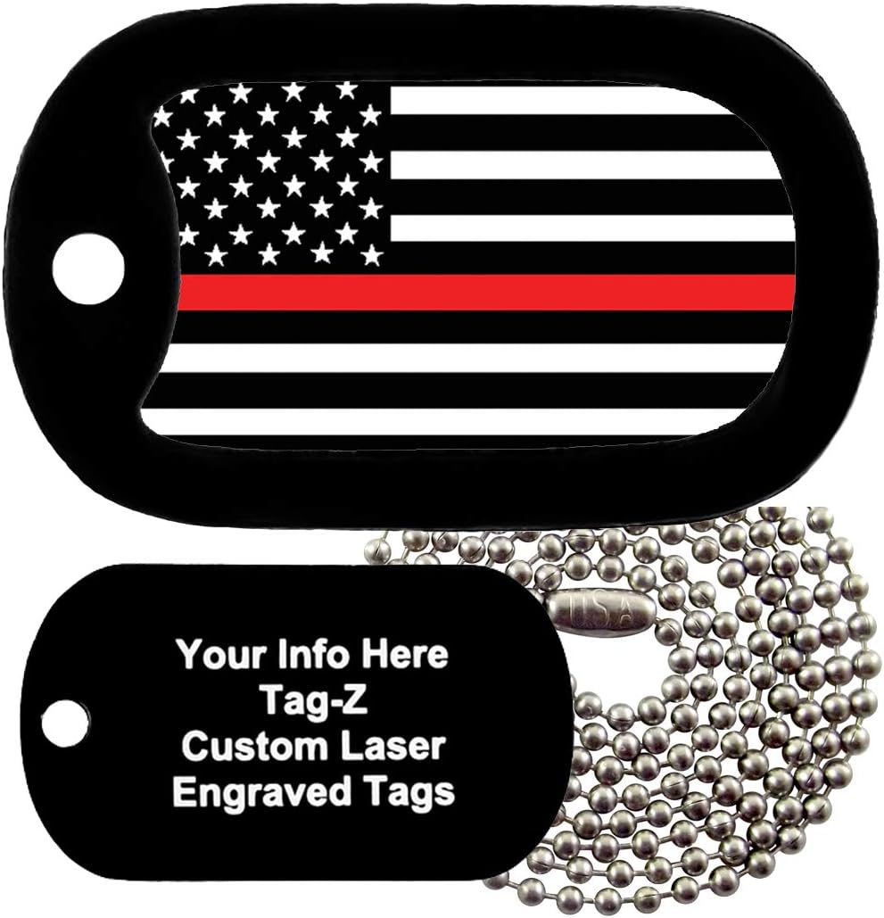 laser engraved dog tag
