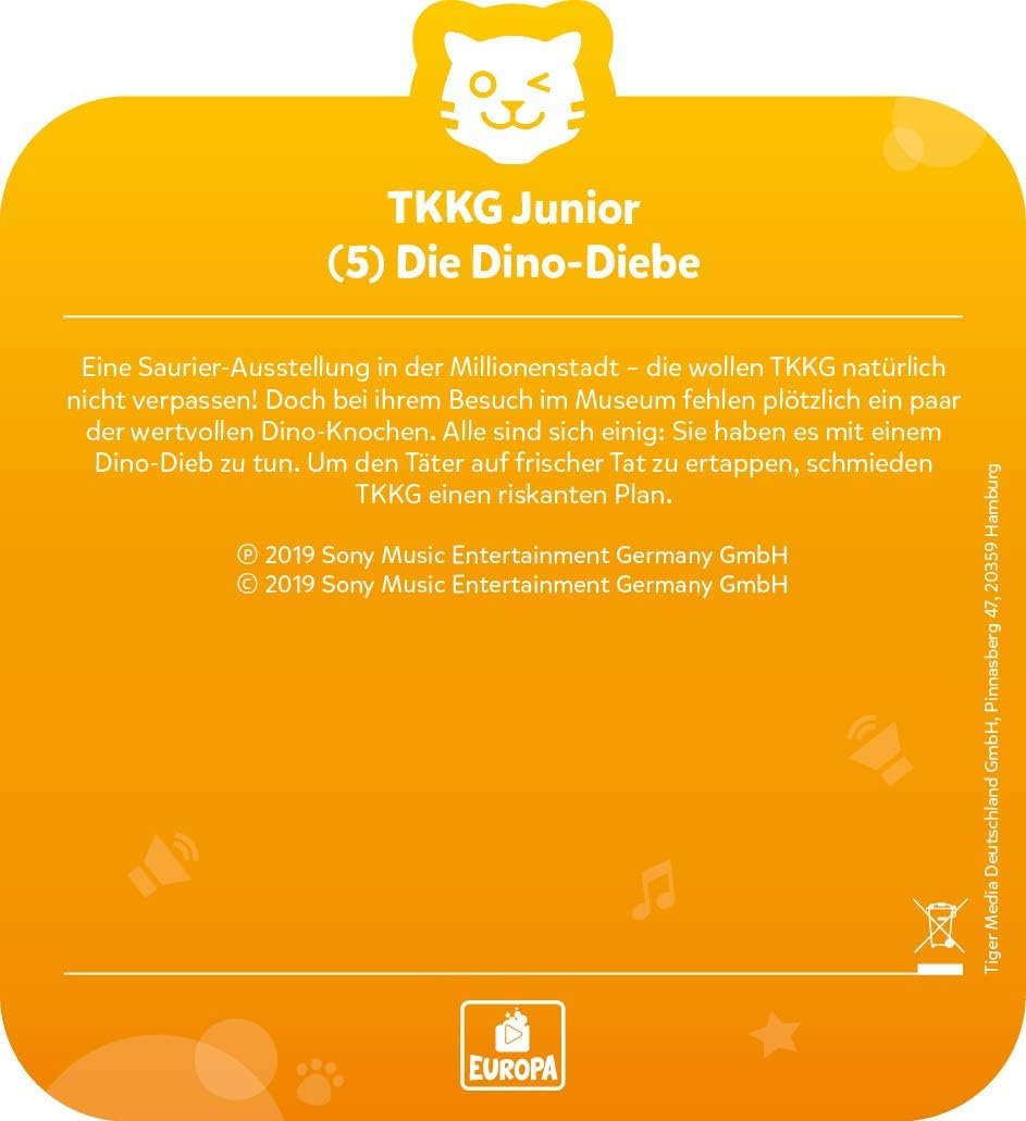tigermedia tigercard TKKG Junior Episode 5 Dino Thief Adventure Heroes Boys Girls Tiger Box Audio Player Streaming Box Children's Songs Audio Play Audio Book - Image 5