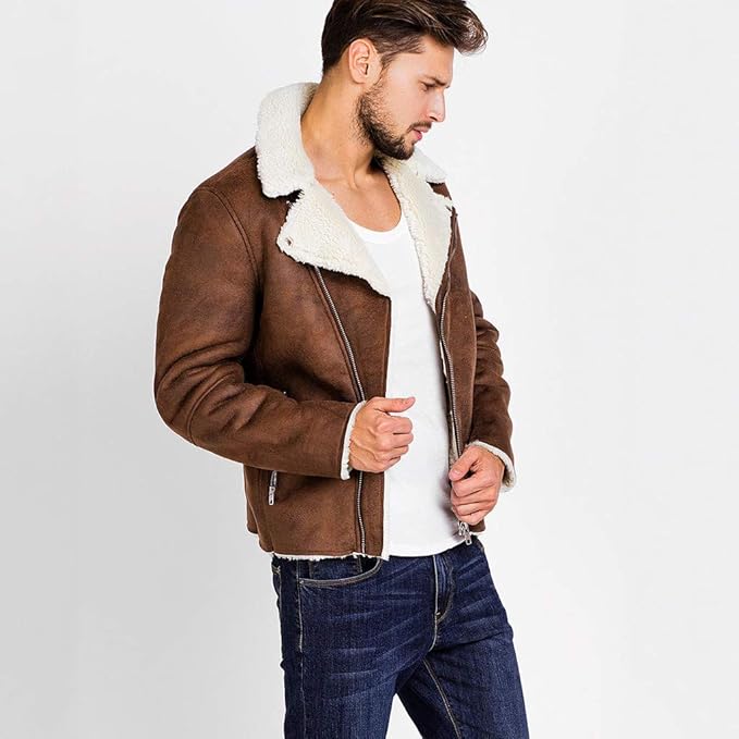 manteau homme hiver col revers doublure en ouatine polaire chaud
