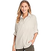 Women's UPF 50 Long Sleeve Sun Protection Shirts Quick Dry Outdoor Fishing Hiking Travel Shirt