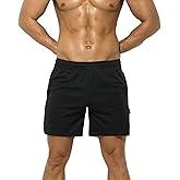 TADUANO Men's Running Shorts Gym Workout Sport Training Athletic Shorts for Men Lightweight with Pocket Soft 7 inch