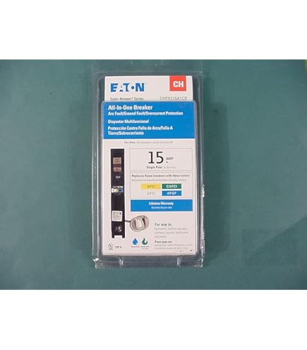 Eaton CHFP115A1CS 15 Amp All in One AF/GF Plug-On-Neutral