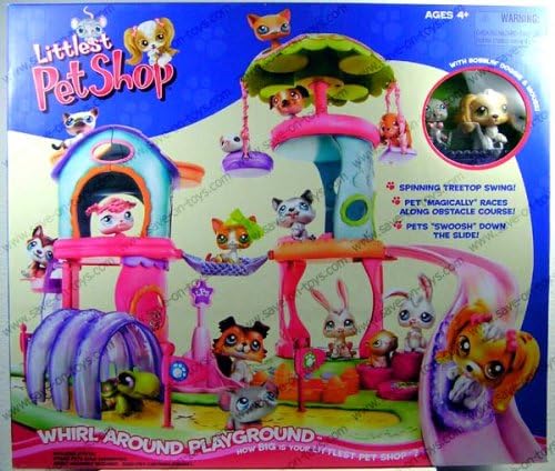 littlest pet shop whirl around playground