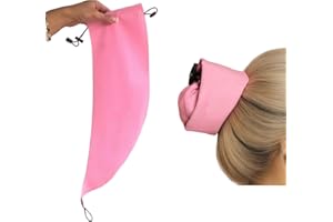 Crown Wash Shower Cap for Long Hair, Waterproof Hair Sleeve for Women Long Hair, Reusable Crown Shower Cap for Braids Ponytai