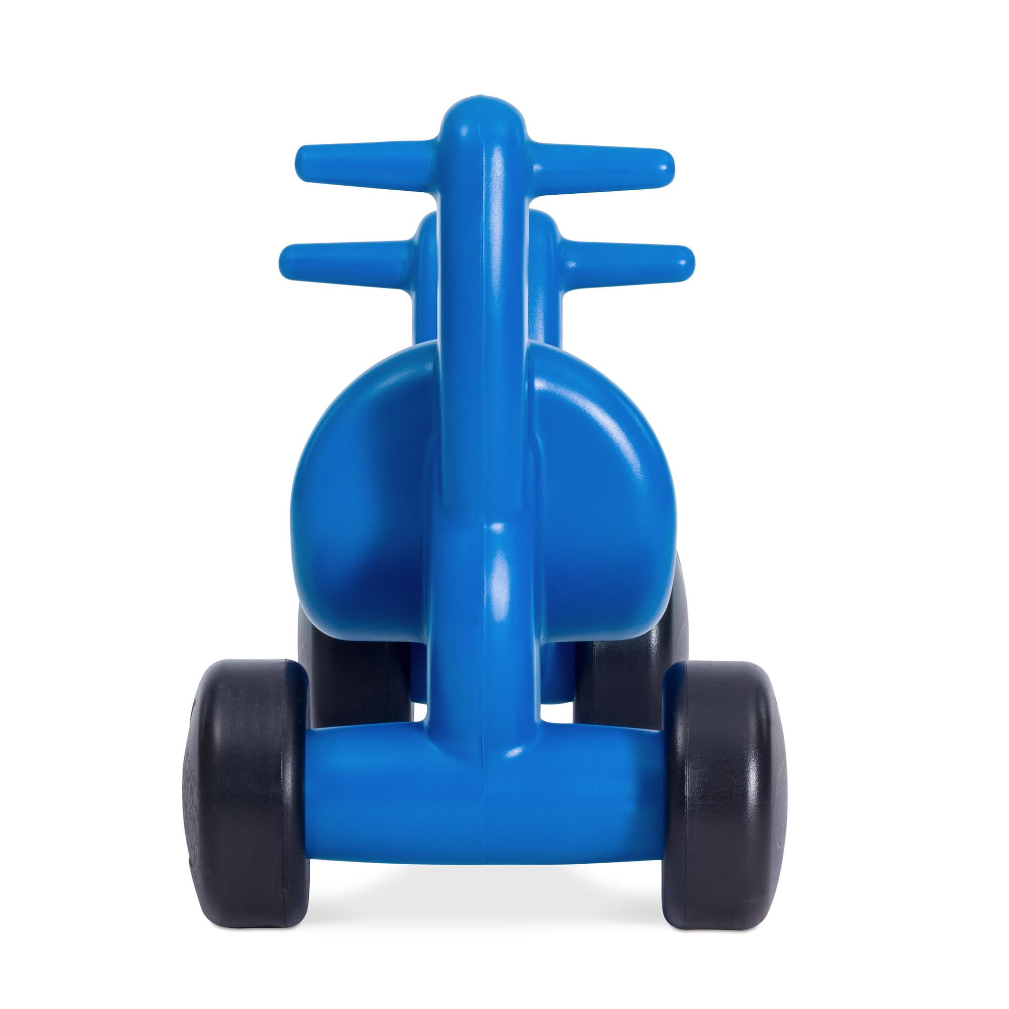 CarePlay Puppy Ride-On Toy, 2-in-1 Design with Push Handles, Walker & Ride-On Toys for Toddlers, 1-3 Year Old Boys & Girls, Low Seat, Durable Polyethylene Body, 50 lbs Capacity, Blue