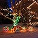 Pobon Solar String Lights Outdoor, 4 Colors Starry Lights 100 Led 33' Waterproof Copper Wire Fairy Ambiance Lighting with 2 Modes for Garden, Patio, Wedding, Christmas Party and Holiday Decoration