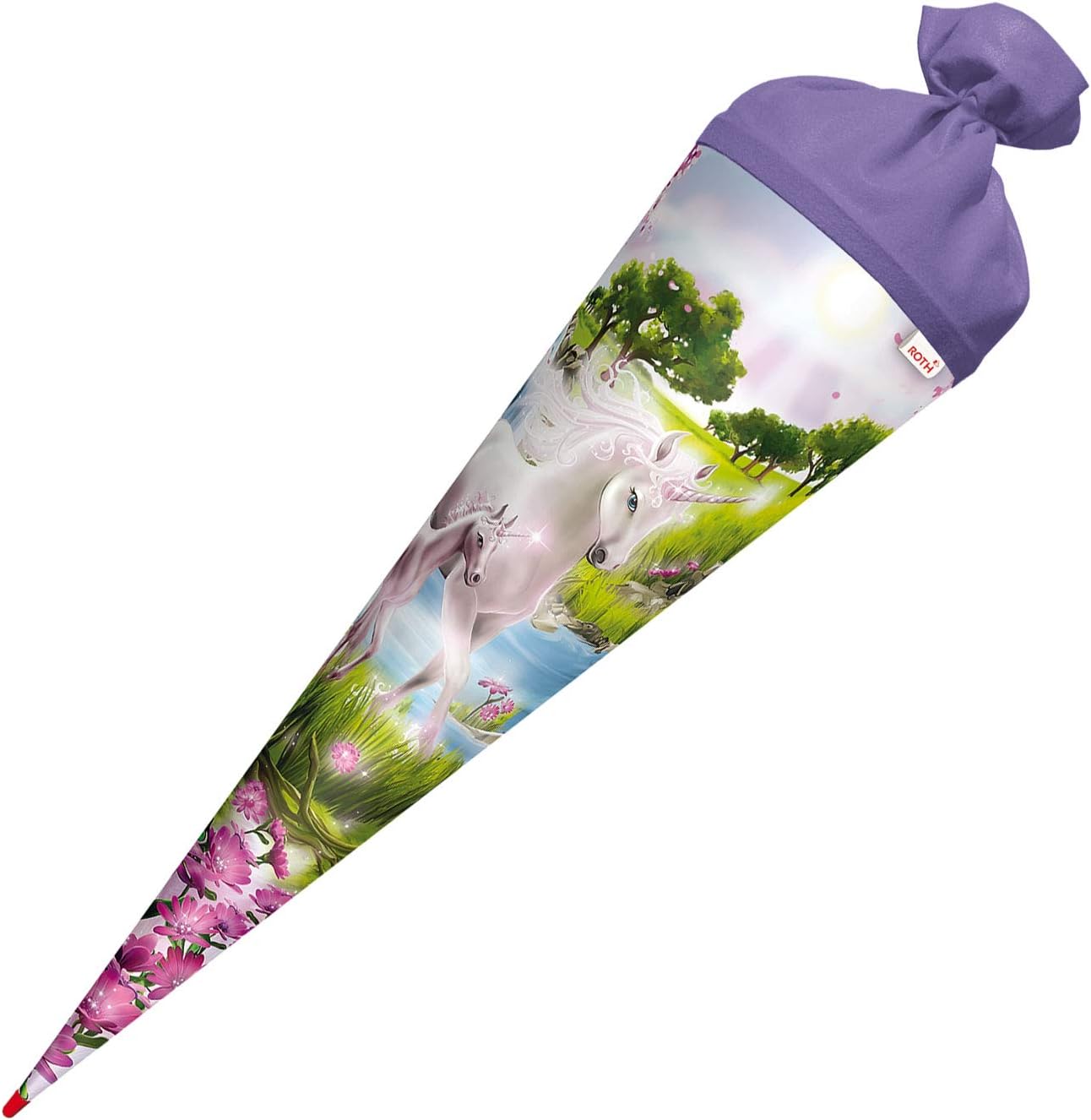 Unicorn with Foal Schultte 70 cm - Round