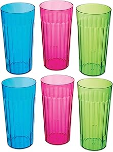 30oz Rainbow Tumbler Pack of 6 - Assorted colors