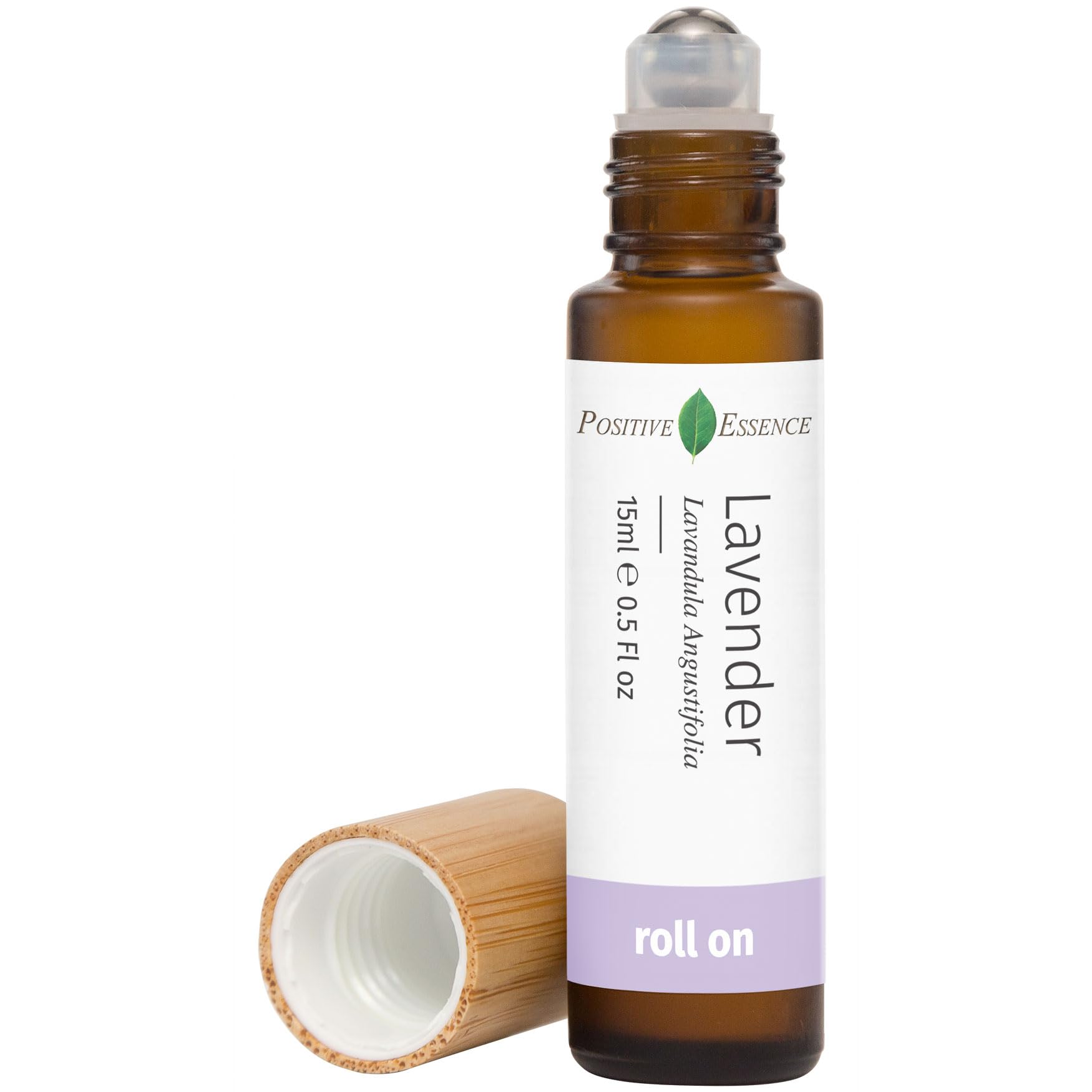 Lavender Essential Oil Roll On, Calming Essential Oils for Sleep and Relaxation, Pure Lavender Essential Oil and Jojoba Oil for Skin Nourishment, Leak-Proof Roll-on (15 mL)