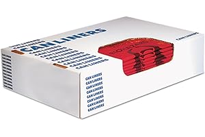 HERITAGE PRODUCTS Heritage A4823PR Healthcare Biohazard Printed Can Liners, 8-10 gal, 1.3mil, 24 x 23, Red,500/CT