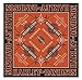 Harley-Davidson Men's Genuine Oil Bar & Shield Bandana, 24 x 24 inch BA21264 Black