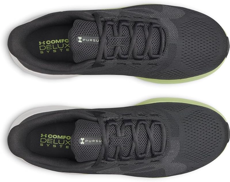 UA Charged Pursuit 4 BL - Antracite/Lumos Lime/Castlerock - 7,5, Antracite Lumos Lime Castlerock, 42 EU