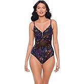 Miraclesuit Women's Swimwear Network News Underwire Tummy Control Mariposa One Piece Swimsuit