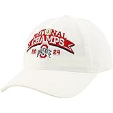 Ohio State Buckeyes National Champs 2024 Football Adjustable Hat White Arch Officially Licensed