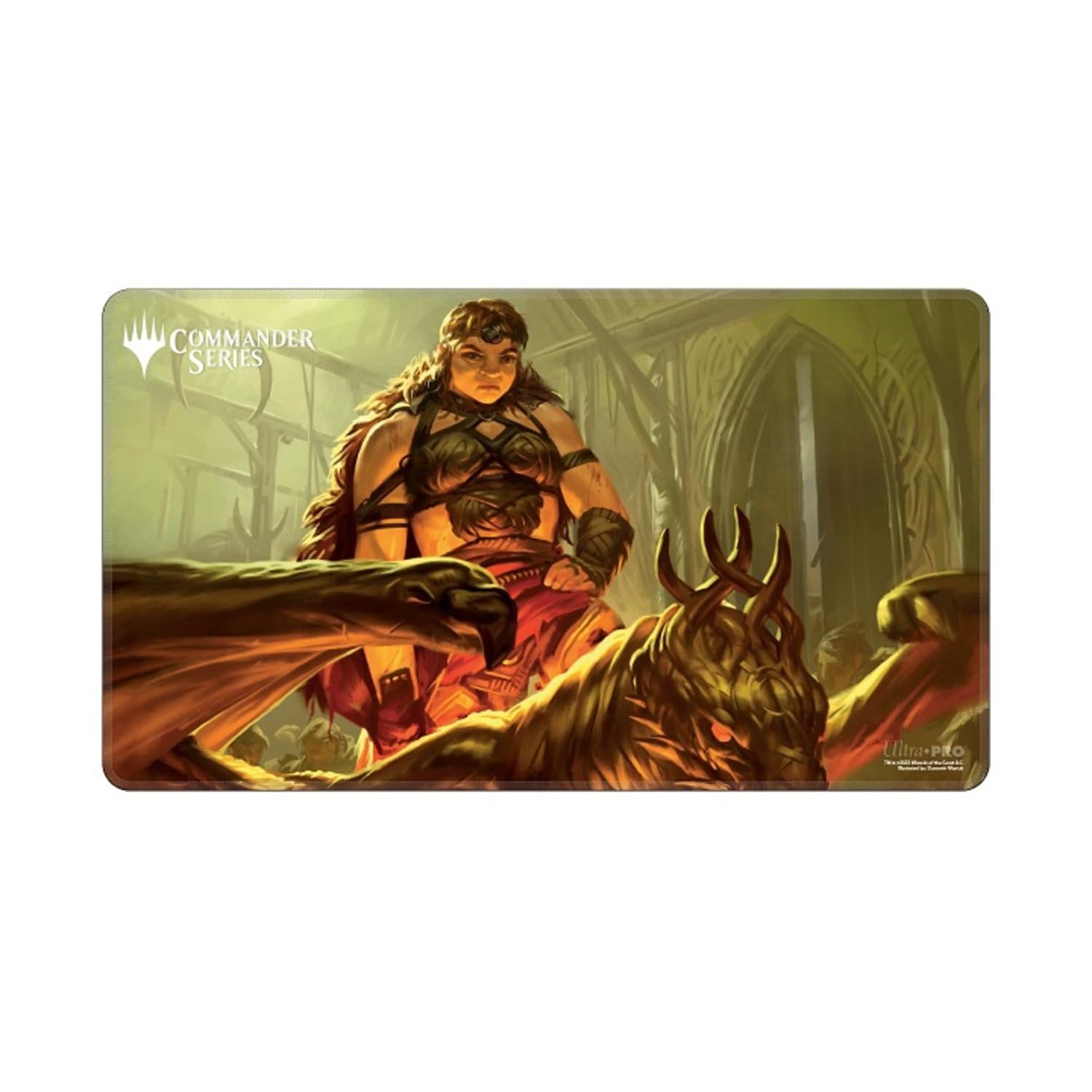 Ultra Pro - Magic: The Gathering - Mono Coloured Stitched Edge Playmat - Magda Brazen Outlaw
