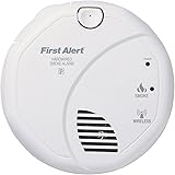 First Alert SA521CN Interconnected Hardwire Wireless Smoke Alarm with Battery Backup