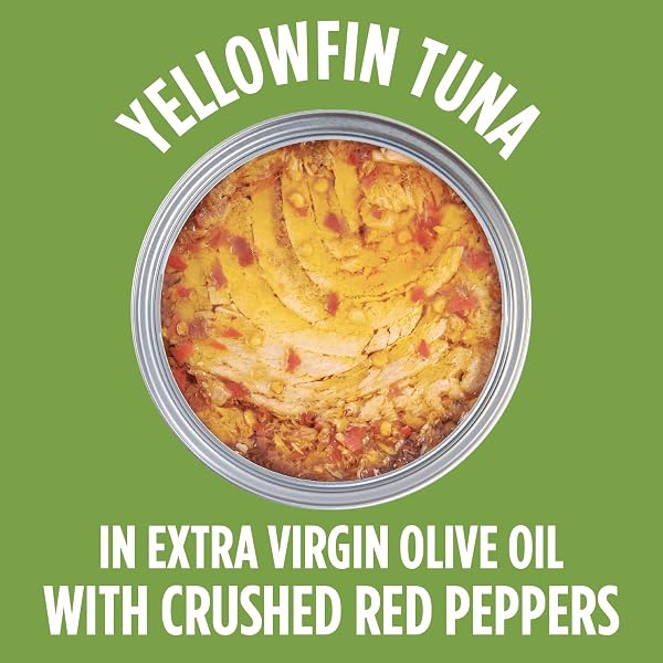 STARKIST E.V.O.O. SOLID YELLOWFIN TUNA, CRUSHED RED PEPPERS, 4.5OZ, 12-PACK