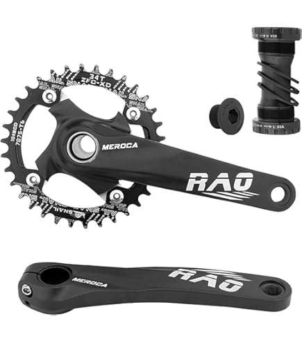 KHE Bikes Erlkoenig Bielas De 160 Mm Con Eje Hueco (Negro