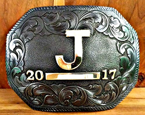 personalized cowboy belt buckles