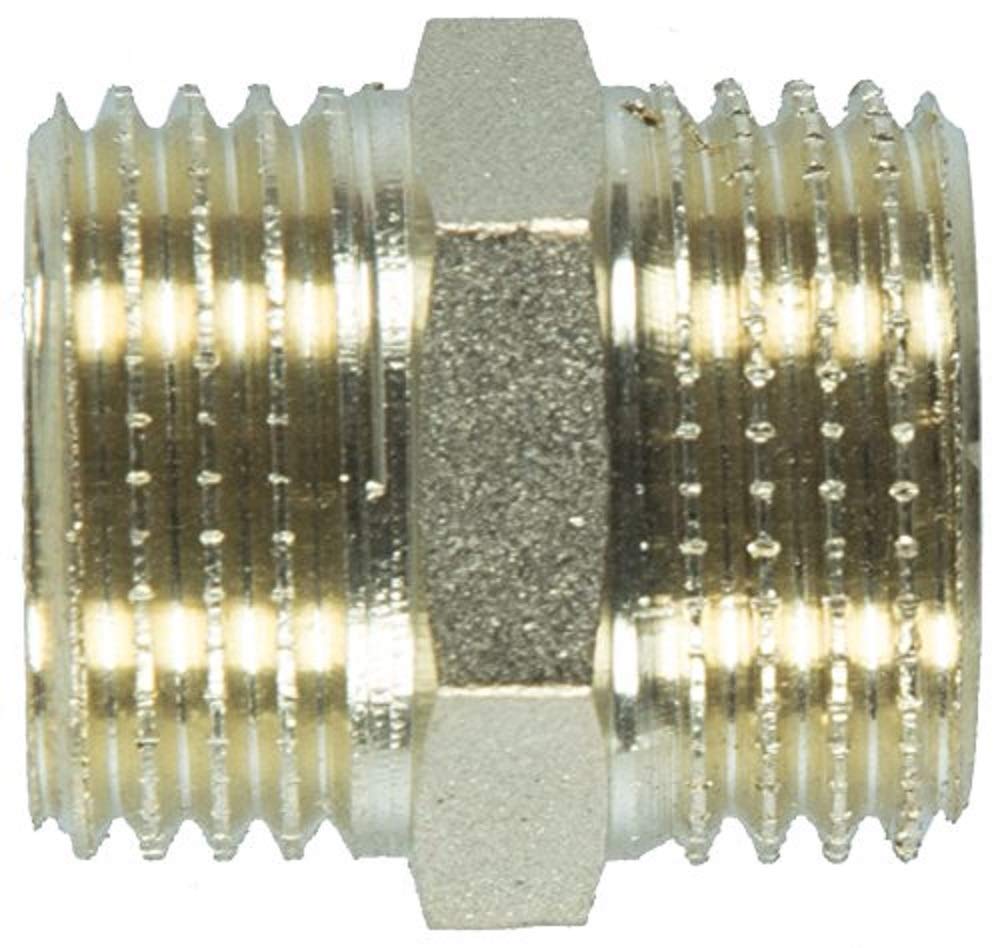 CORNAT TEC396601 Double Nipple Brass, Gold, 1/2 Zoll