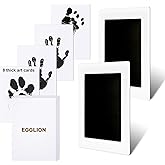 2-Pack Inkless Baby Hand and Footprint Kit with Mess-Free Ink Pad – Baby Safe Ink Pad for Hand, Foot & Paw Prints – Newborn Footprint & Paw Print Kit for Dogs and Cats – 8 Keepsake Art Cards