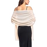 olyrjie Soft Chiffon Scarfs Shawls and Wraps for Evening Dresses Wedding Shawl Wraps Bridal Scarve for Women
