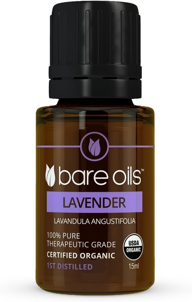 Lavender Essential Oil 15ml Bare Oils USDA Certified Organic