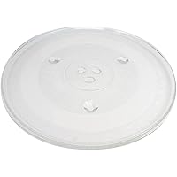 HQRP Bandeja Giratoria De Vidrio De 12-3/8 Pulgadas Compatible Con Hamilton Beach P100N30 P100N30AL P100N30ALS3B HBP100N30ALS3 GA1000AP30P3 EM031MZC-X1 HB61S100027880 Horno Microondas Cocina Placa - Foto 2