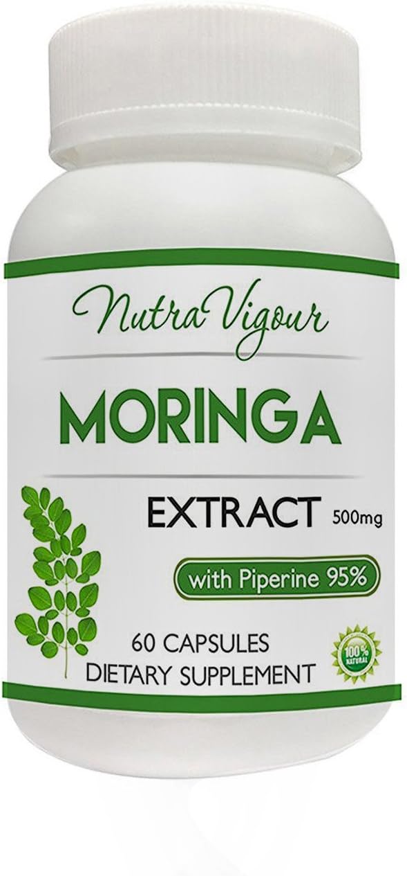 Perennial Lifesciences Nutravigour Moringa Extract Dietary Supplement - 60 Capsules
