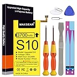 MAXBEAR Galaxy S10 Battery, (Upgraded) 3700mAh