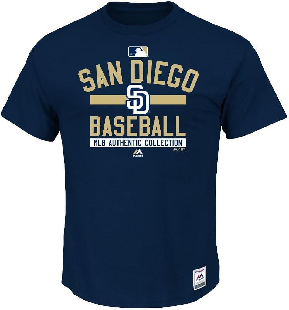 Amazon.com : MLB Men's Authentic Collection Team Property T-Shirt (Small, San Diego Padres 