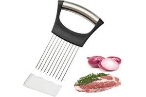Stainless Steel Onion Holder Tomato Slicer Lemon Cutter Meat Tenderizer Needle Easy Slicing Kiwi Fruits & Vegetable Tools Kit