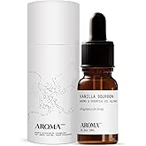 AromaTech Vanilla Bourbon Aroma Essential Oil Blend: Luxury Hotel Inspired Aromatherapy with Vanilla Bean, Bourbon & Oak Barrel for Ultrasonic Diffusers & Nebulizers (0.33 Fl Oz (Pack of 1))