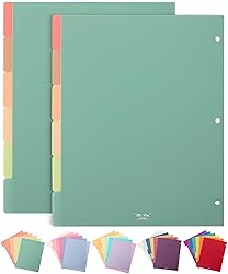Mr. Pen- Binder Dividers with Tabs, Pack of 2 Sets
