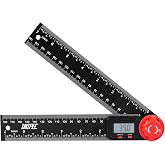 UNIPEC Digital Angle Finder Protractor, Angle Finder Ruler, 7inch 200mm, Angle Measuring Tool for Woodworking,Carpenter,Construction,DIY Measurement