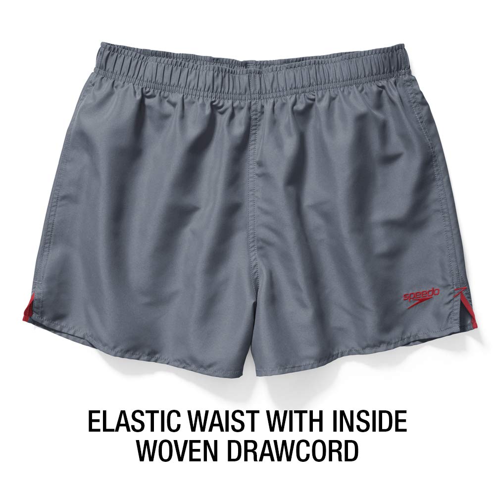 Speedo Men's Swim Trunk Short Length Redondo Solid Beachwear Central