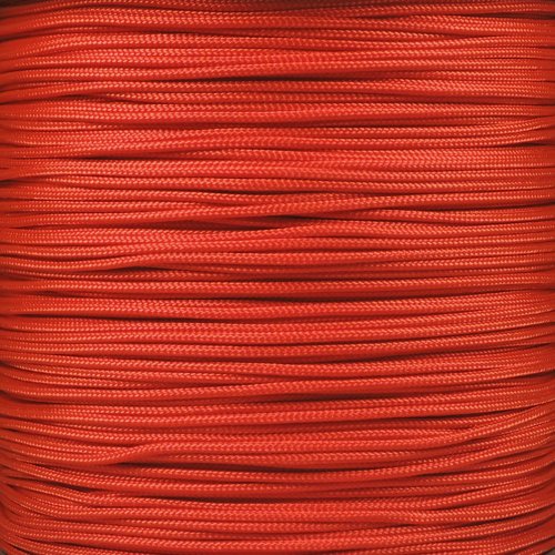 Paracord Planet 43kg Paracord – 1 Strand Type I Parachute Cord for Outdoors and DIY – Neon Orange (30 m)