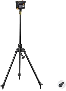 Melnor 65178AMZ MiniMax Turbo Irrigatore oscillante su treppiede, 4000
