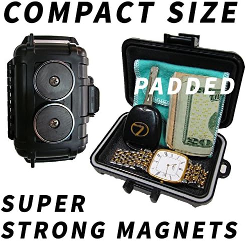 Compact Safe Magnetic Stash Secret Storage Box