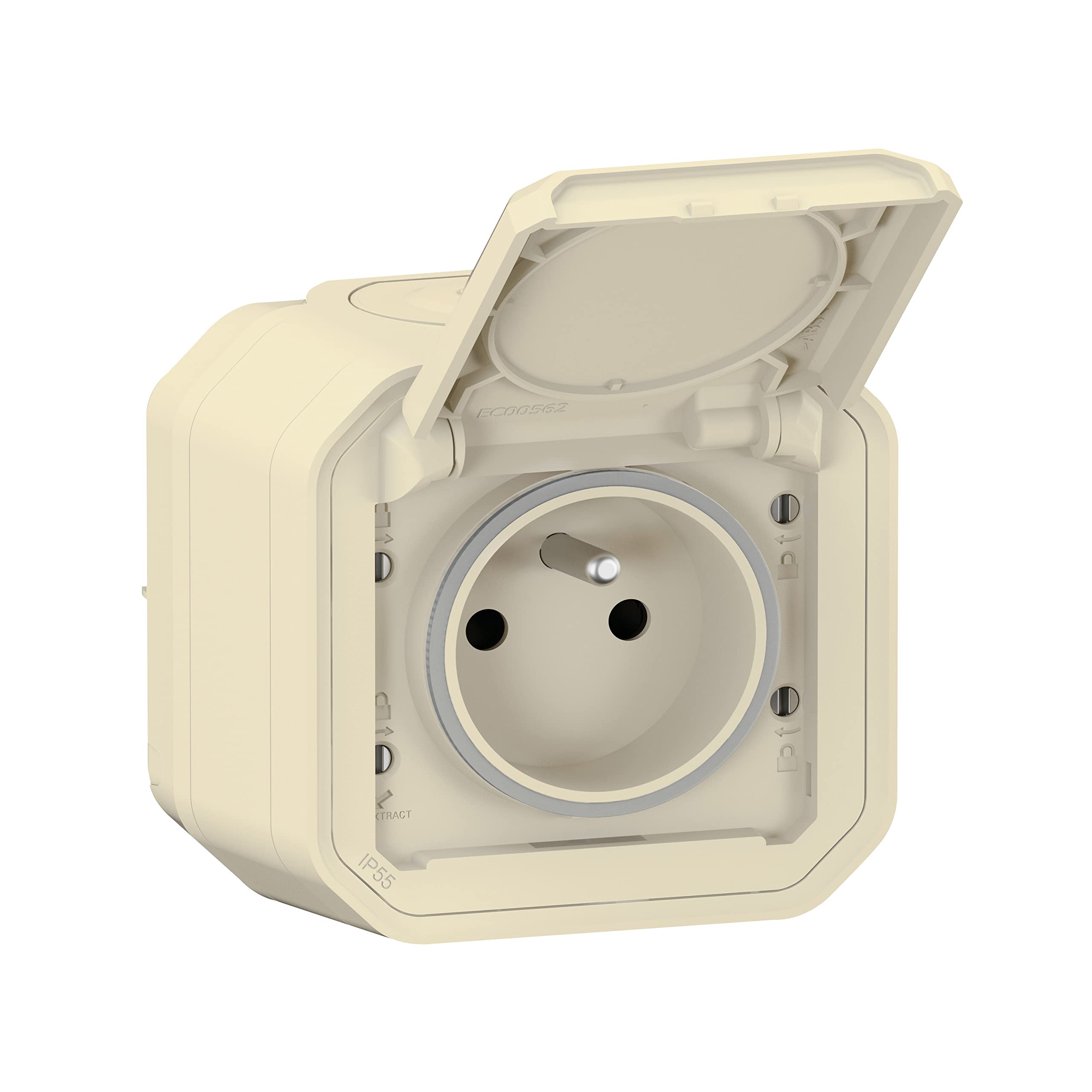 Legrand - Switch or double-throw switch, waterproof, Plexo 10 A, complete for mounting in sand
